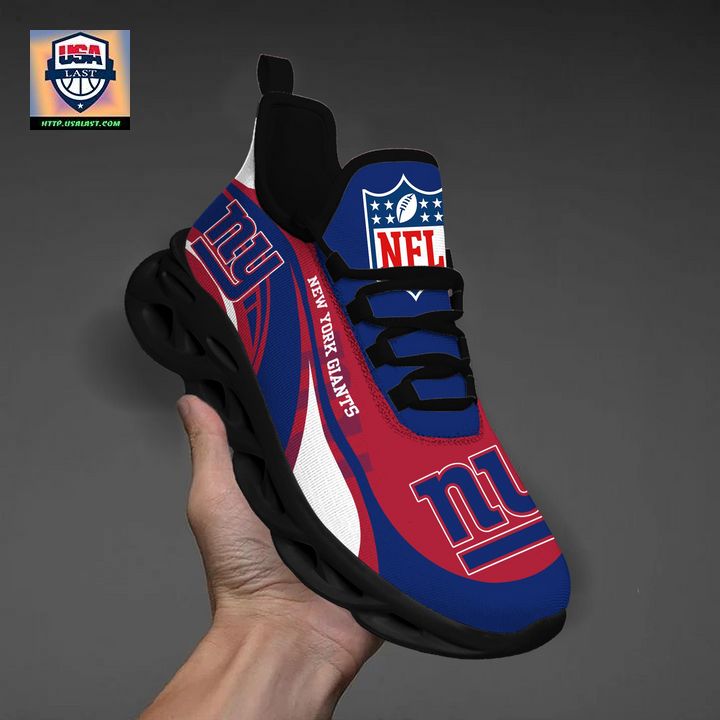 New York Giants NFL Customized Max Soul Sneaker - Nice shot bro