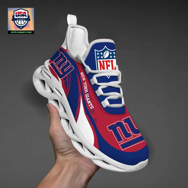 New York Giants NFL Customized Max Soul Sneaker - Unique and sober