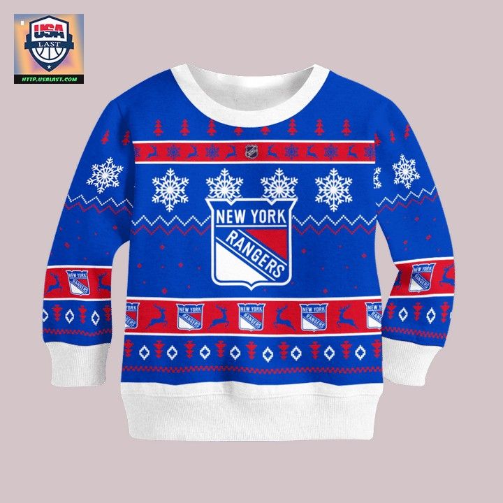 New York Rangers Personalized Ugly Christmas Sweater - Beauty queen