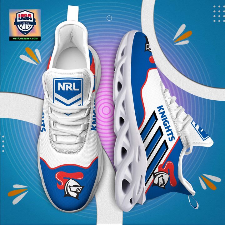 Newcastle Knights Personalized Clunky Max Soul Shoes Running Shoes - Speechless