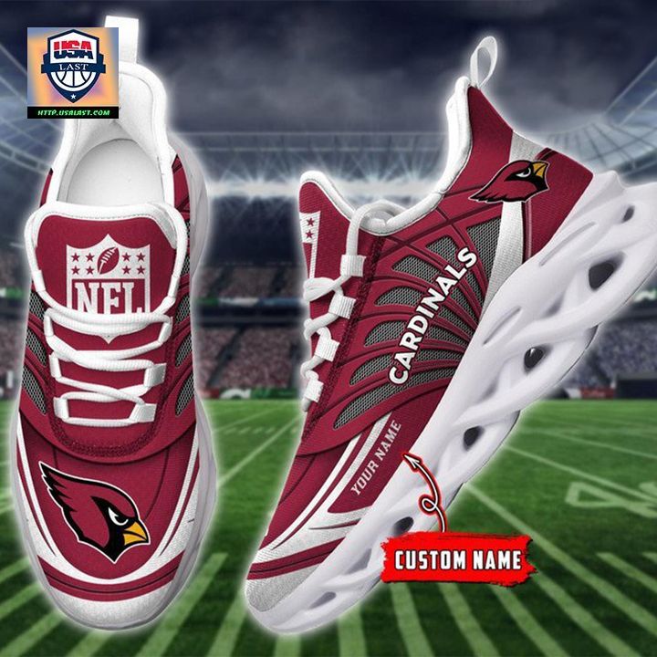 NFL Arizona Cardinals Personalized Max Soul Chunky Sneakers V1 - Stand easy bro