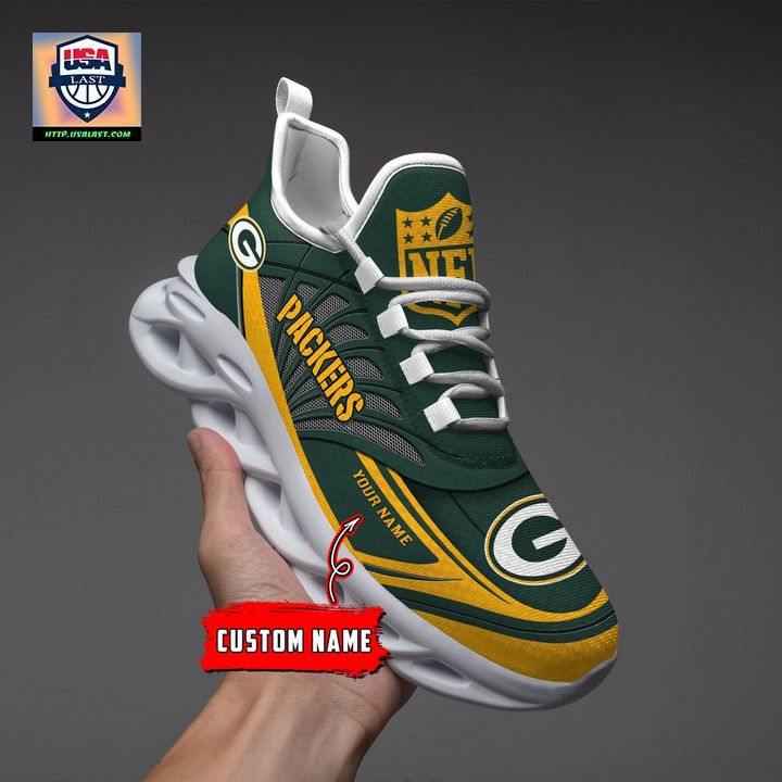 NFL Green Bay Packers Personalized Max Soul Chunky Sneakers V1 - You look lazy