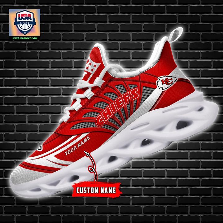 NFL Kansas City Chiefs Personalized Max Soul Chunky Sneakers V1 - Nice shot bro