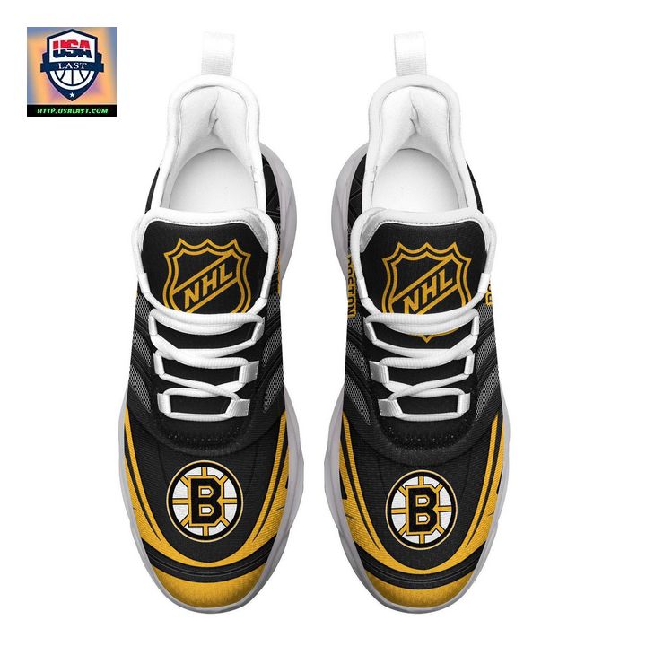 NHL Boston Bruins Personalized Max Soul Chunky Sneakers V1 - Cool look bro