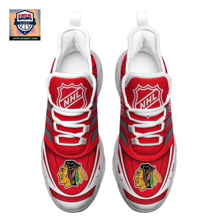 NHL Chicago Blackhawks Personalized Max Soul Chunky Sneakers V1 - Nice Pic