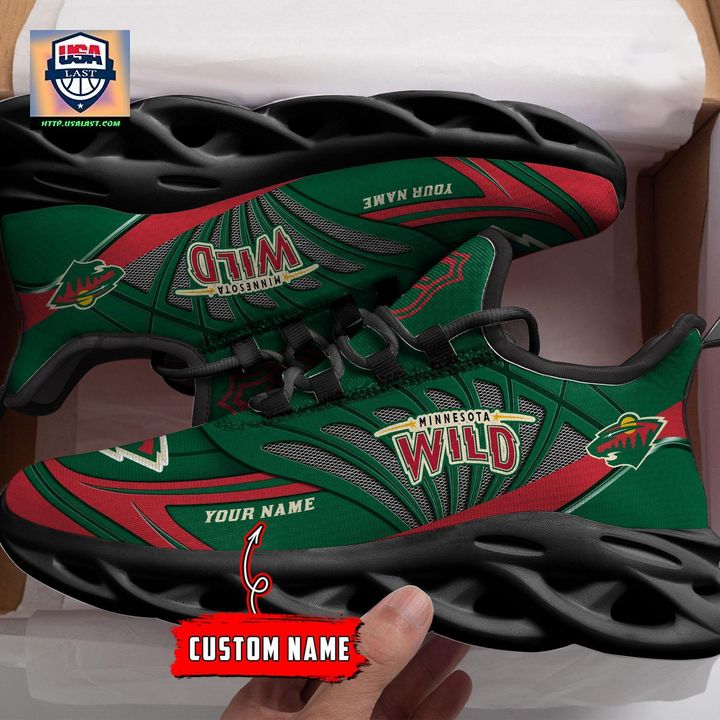 NHL Minnesota Wild Personalized Max Soul Chunky Sneakers V1 - Wow, cute pie