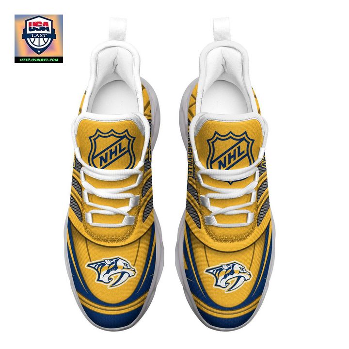 NHL Nashville Predators Personalized Max Soul Chunky Sneakers V1 - Beauty queen