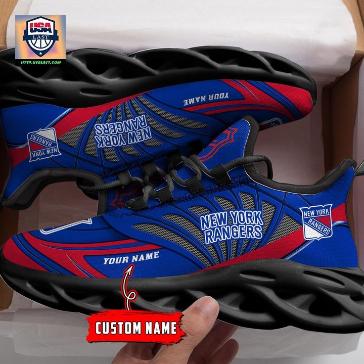NHL New York Rangers Personalized Max Soul Chunky Sneakers V1 - Good look mam