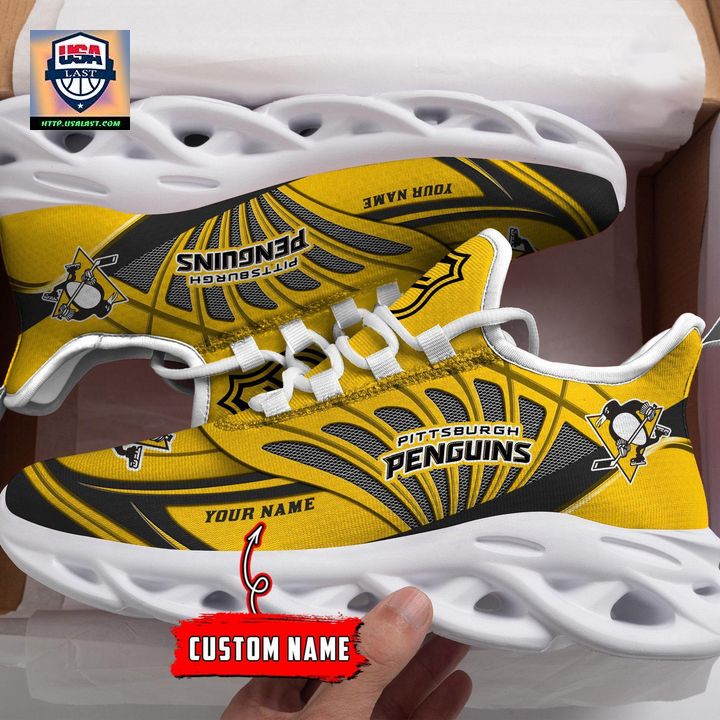 NHL Pittsburgh Penguins Personalized Max Soul Chunky Sneakers V1 - Mesmerising