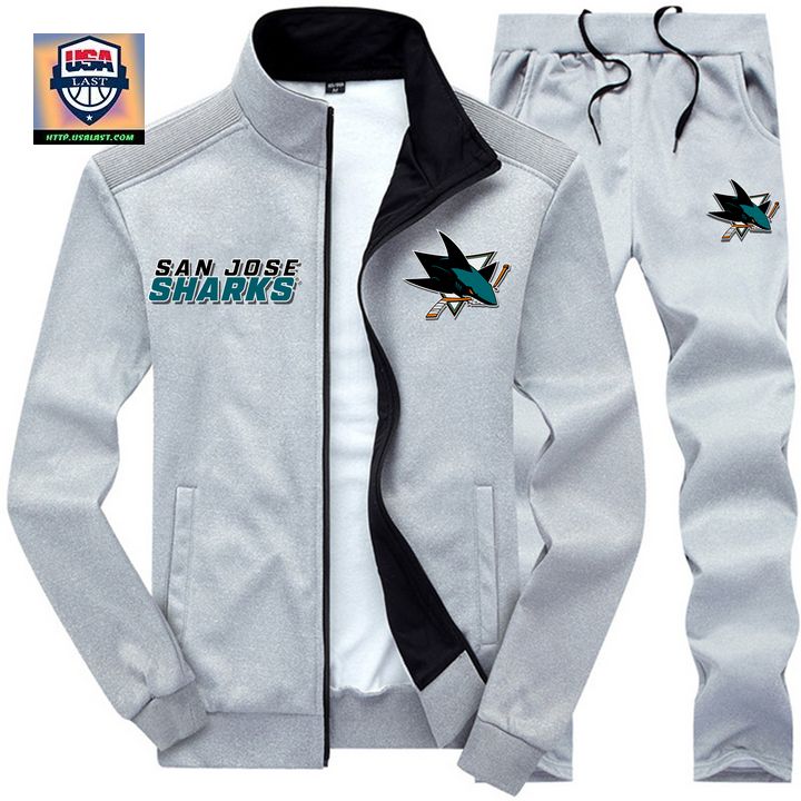 NHL San Jose Sharks 2D Tracksuits Jacket - Cool DP