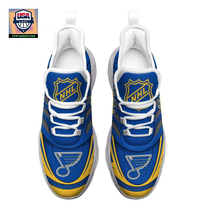 NHL St Louis Blues Personalized Max Soul Chunky Sneakers V1 - Wow, cute pie