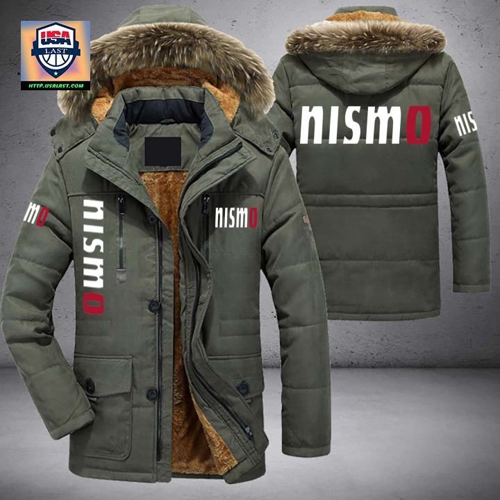 Nismo Logo Brand Parka Jacket Winter Coat - Oh my God you have put on so much!