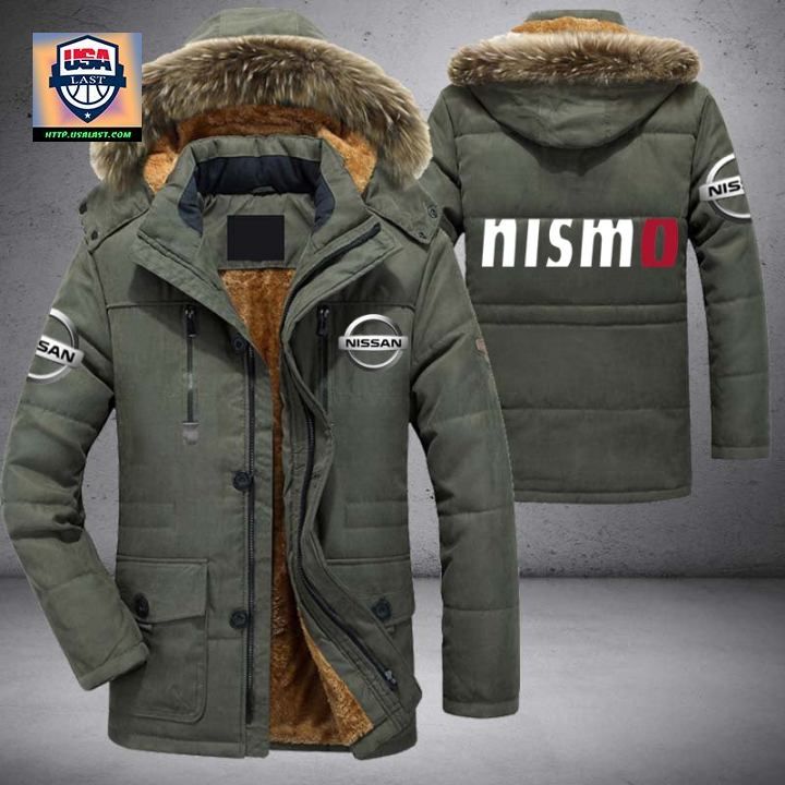 Nissan Nismo Logo Brand Parka Jacket Winter Coat - I am in love with your dress