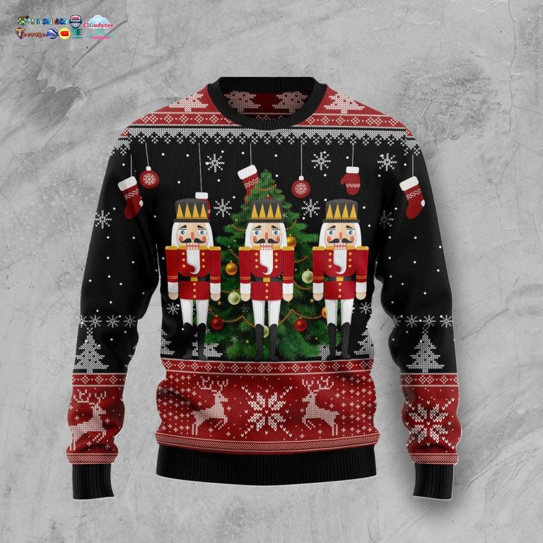 Nutcracker Christmas Tree Ugly Christmas Sweater - Have you joined a gymnasium?