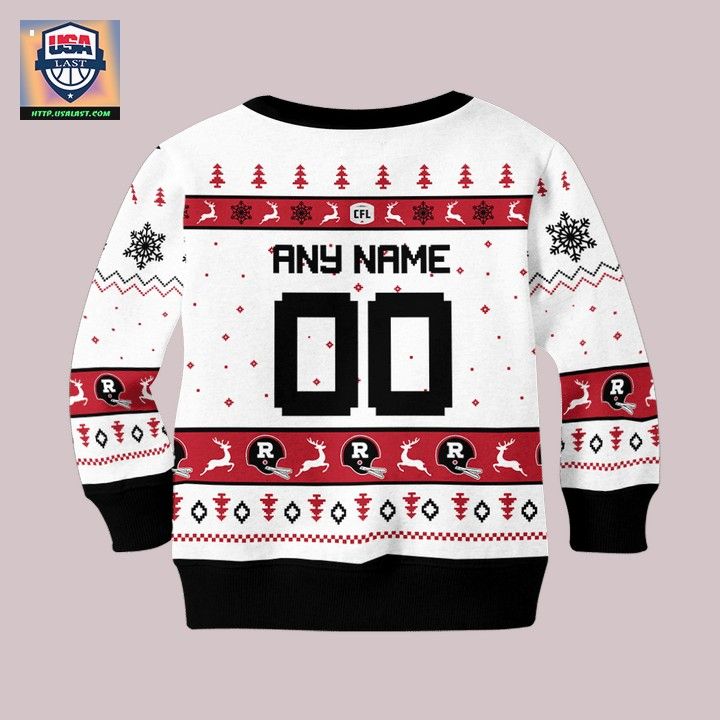 Ottawa Rough Riders White Ugly Christmas Sweater - Best picture ever