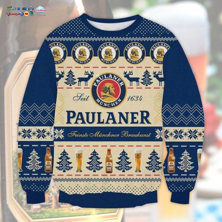 Paulaner Munchen Ugly Christmas Sweater - How did you learn to click so well