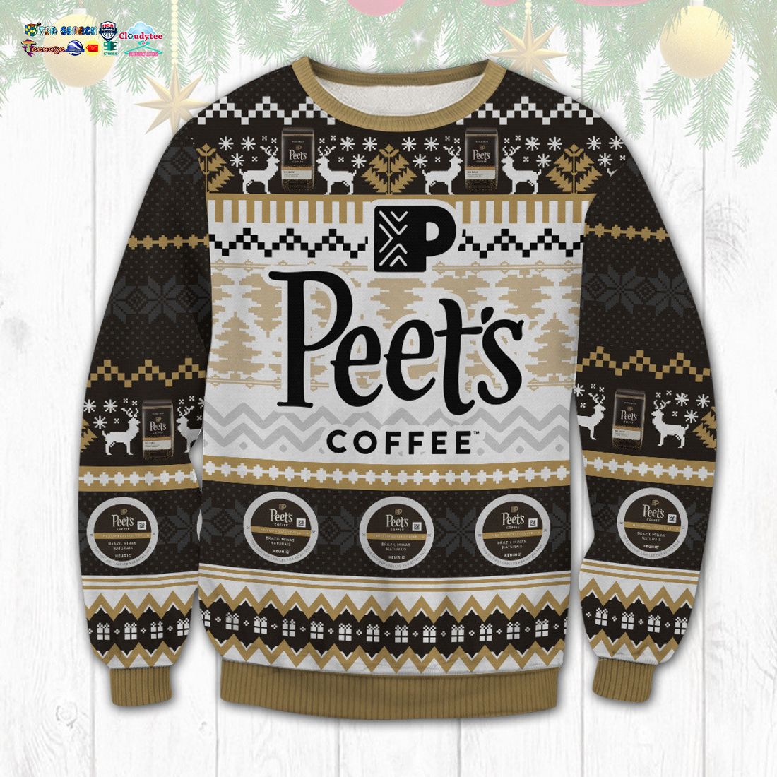 Peet’s Coffee Ugly Christmas Sweater