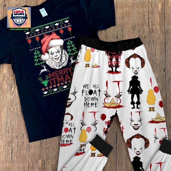 Pennywise We All Float Down Here Halloween Pajamas Set - Wow, cute pie