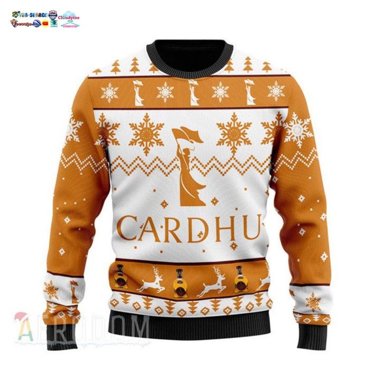 Personalized Name Cardhu Ugly Christmas Sweater - Eye soothing picture dear