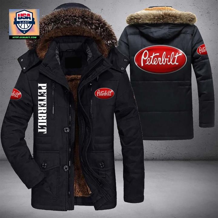 Peterbilt Logo Brand Parka Jacket Winter Coat – Usalast