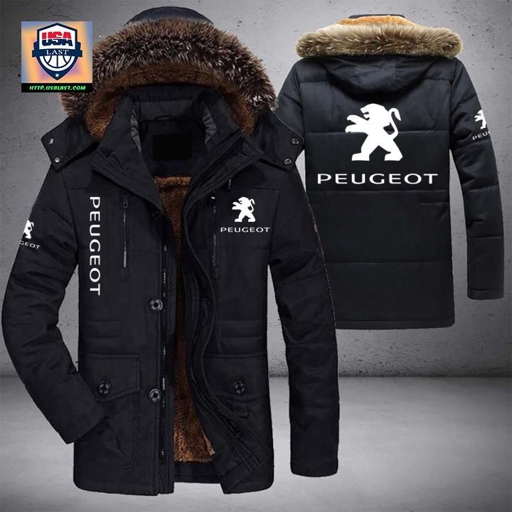 Peugeot Logo Brand Parka Jacket Winter Coat – Usalast