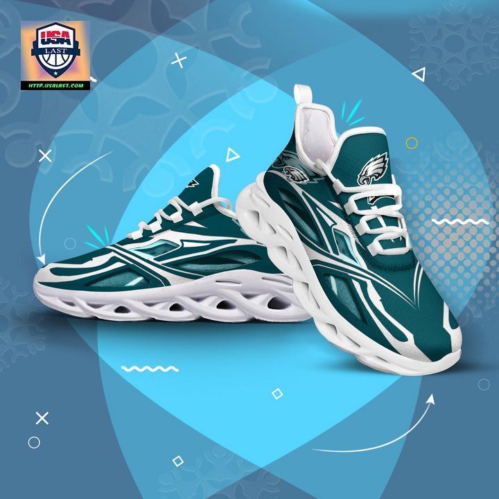 Philadelphia Eagles NFL Clunky Max Soul Shoes New Model - Speechless