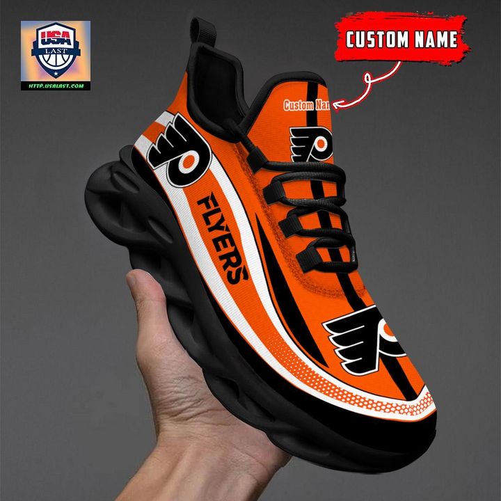 Philadelphia Flyers NHL Clunky Max Soul Shoes New Model - Amazing Pic