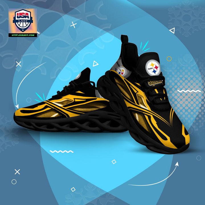 Pittsburgh Steelers NFL Clunky Max Soul Shoes New Model - Stand easy bro
