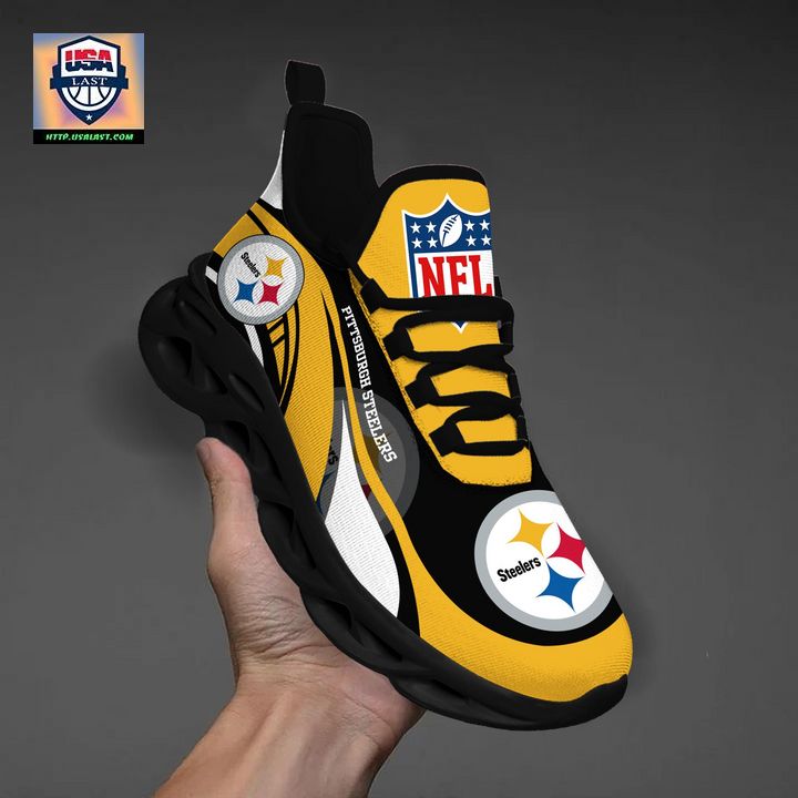 Pittsburgh Steelers NFL Customized Max Soul Sneaker - Best couple on earth