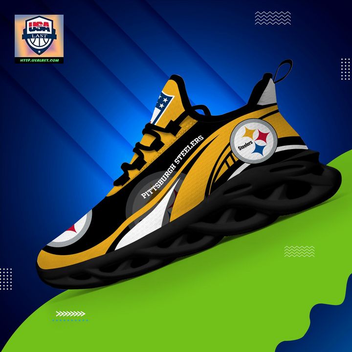 Pittsburgh Steelers NFL Customized Max Soul Sneaker - Stand easy bro