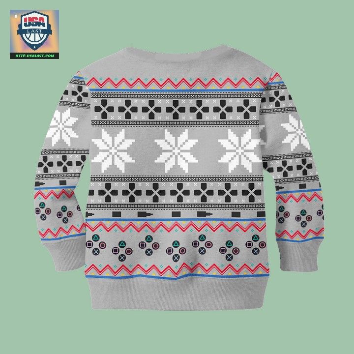 PlayStation Console Ugly Christmas Sweater - Elegant and sober Pic