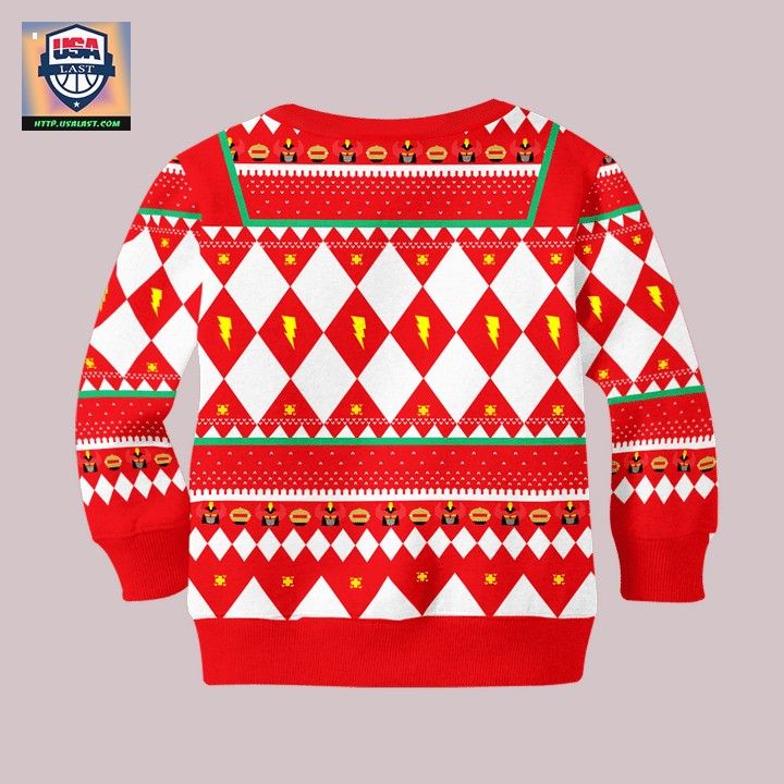 Power Rangers Ugly Christmas Sweater - Nice Pic