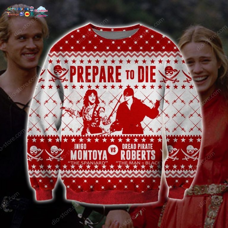 Princess Bride Prepare To Die Ugly Christmas Sweater - Loving click