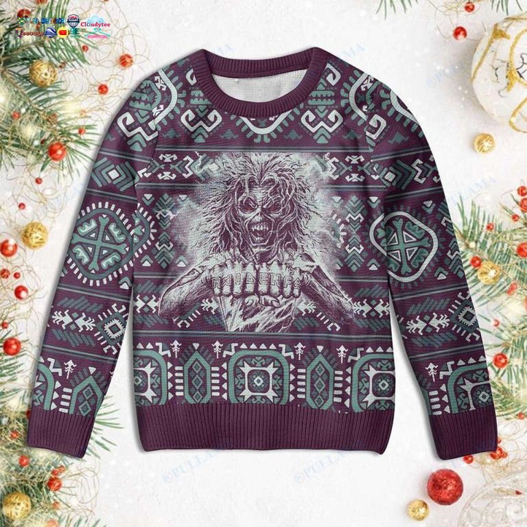 Pullama Iron Maiden Ver 1 Ugly Christmas Sweater - Cuteness overloaded