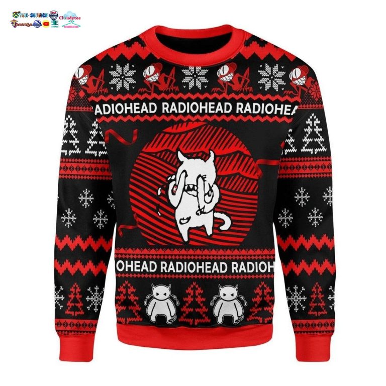 Radiohead Ugly Christmas Sweater - Nice place and nice picture