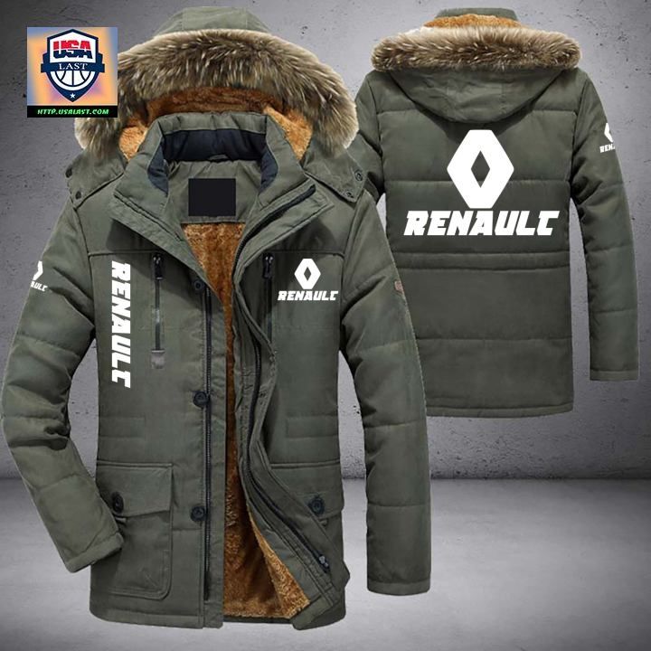 Renault Logo Brand Parka Jacket Winter Coat - This is your best picture man
