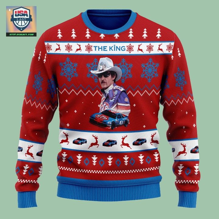 Richard Petty Legend Nascar Ugly Christmas Sweater - Royal Pic of yours