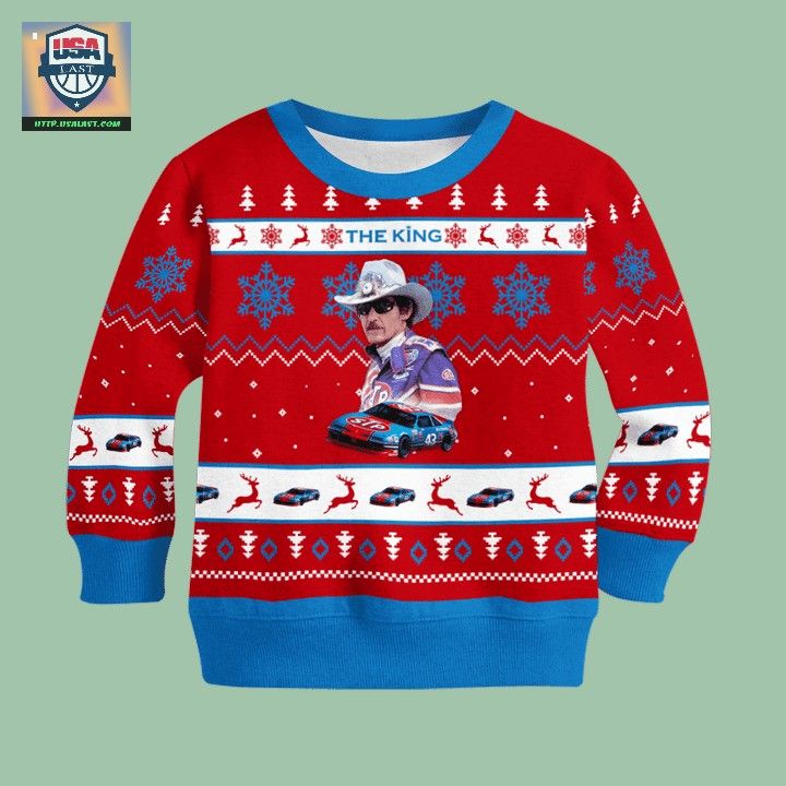 Richard Petty Legend Nascar Ugly Christmas Sweater - Cutting dash