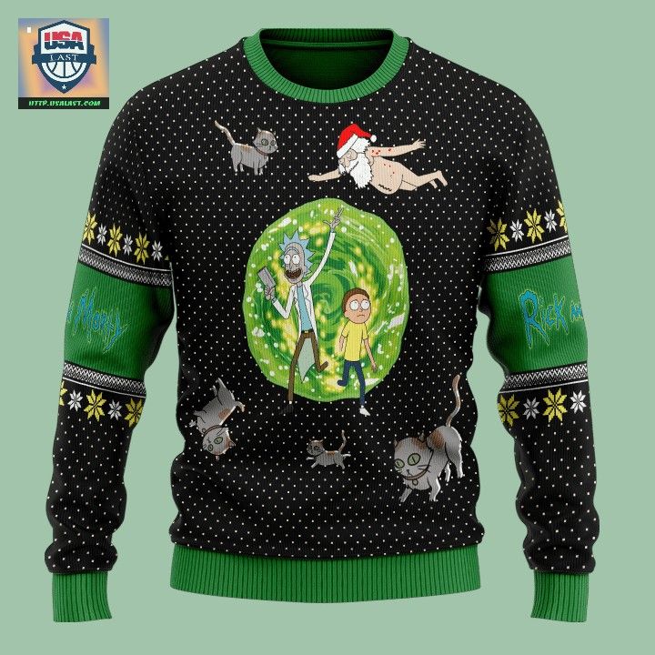 Rick And Morty Funny Ugly Christmas Sweater - Rejuvenating picture