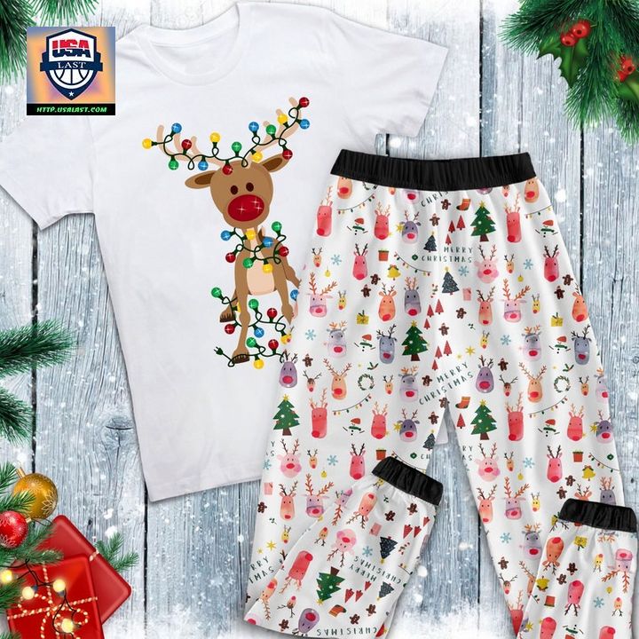 Rudolph The Red Nosed Reindeer Pajamas Set - Is this your new friend?