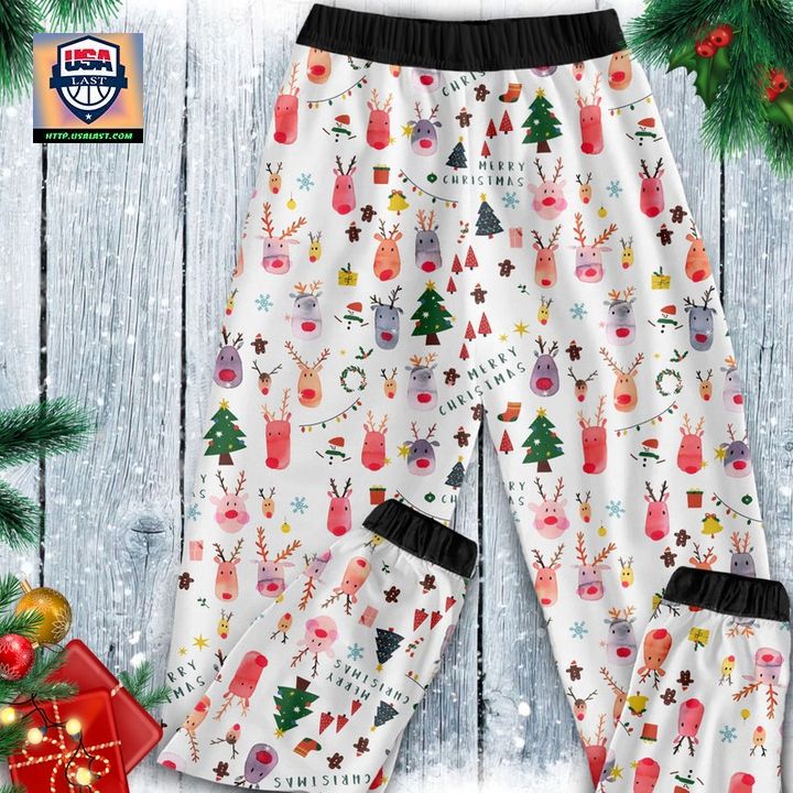 Rudolph The Red Nosed Reindeer Pajamas Set - Long time