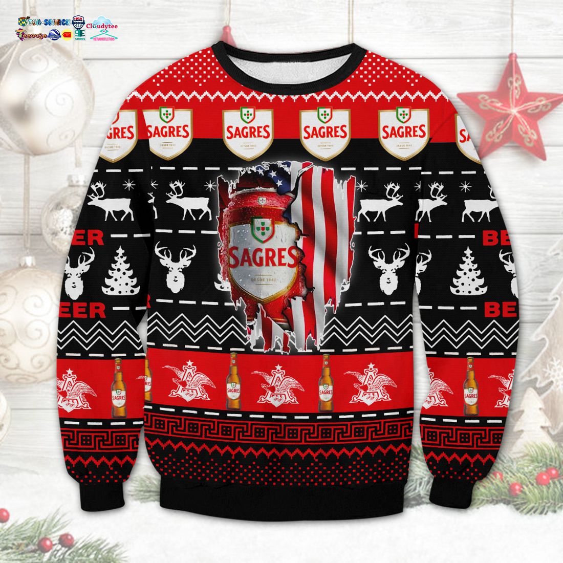 Sagres Ugly Christmas Sweater