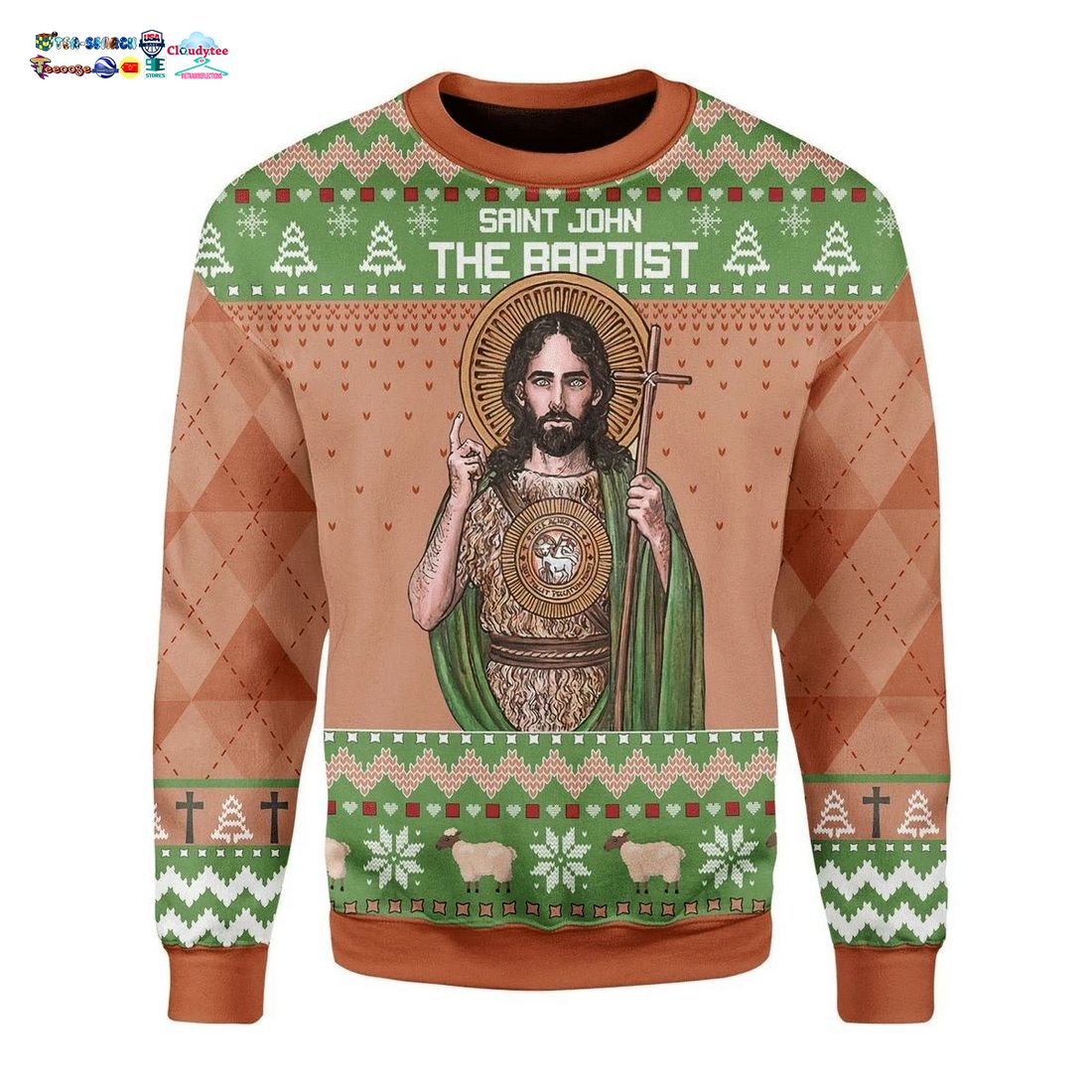 Saint John The Baptist Ugly Christmas Sweater