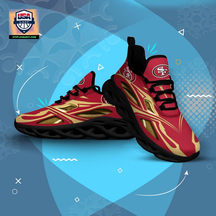 San Francisco 49ers NFL Clunky Max Soul Shoes New Model - Good look mam