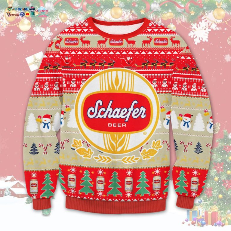 Schaefer Ugly Christmas Sweater - Hey! You look amazing dear