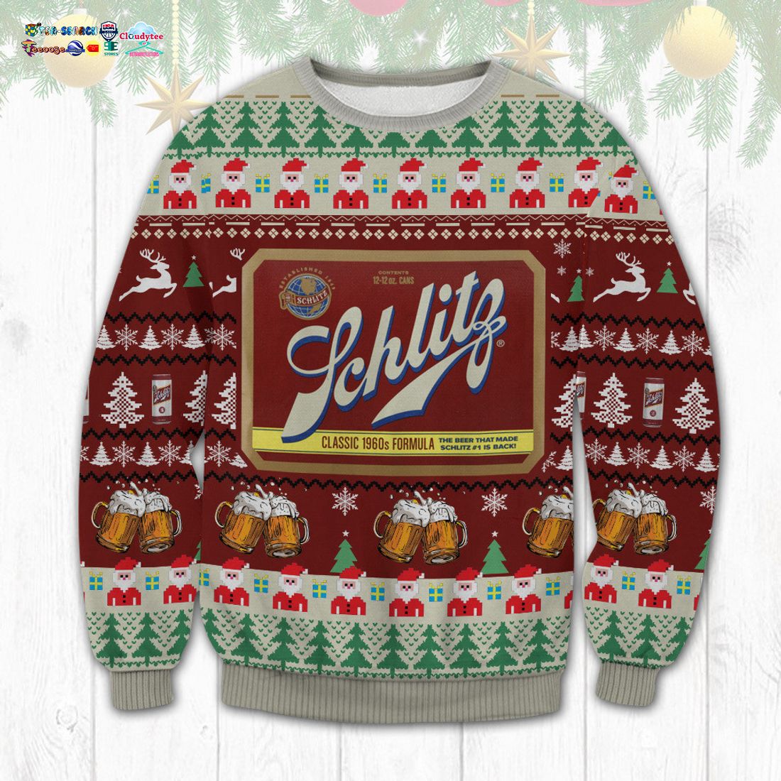 Schlitz Ugly Christmas Sweater