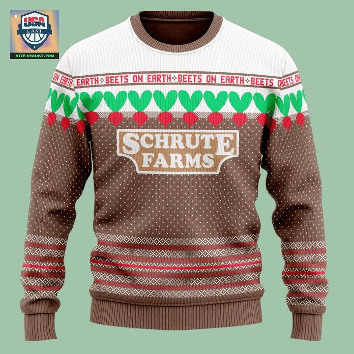 Schrute Farms Christmas Ugly Sweater - It is too funny