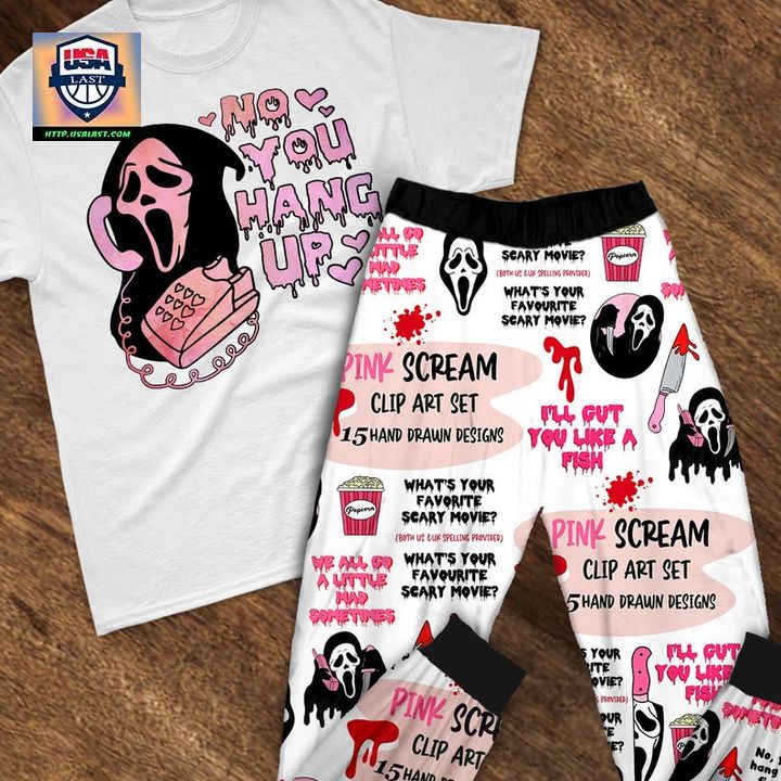 Scream Movie No You Hang Up First Family Pajamas Set - Cool DP