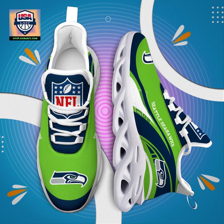 Seattle Seahawks NFL Customized Max Soul Sneaker - Nice photo dude