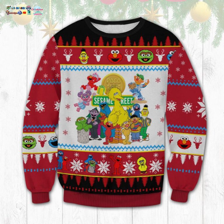 Sesame Street Ugly Christmas Sweater - I am in love with your dress